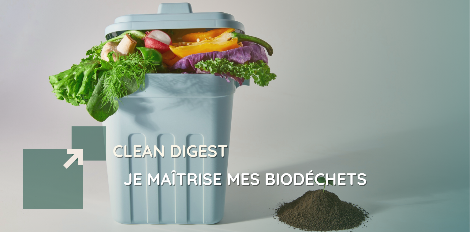 Machine CLEAN DIGEST en fonctionnement — digestion de biodéchets pour réduction de volume