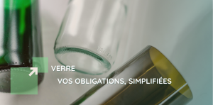 Bouteilles en verre illustrant les déchets en verre, avec mention de la solution Clean Glass d’IDS Environnement qui broie et réduit le verre en morceaux pour limiter la casse et le transport lourd.
