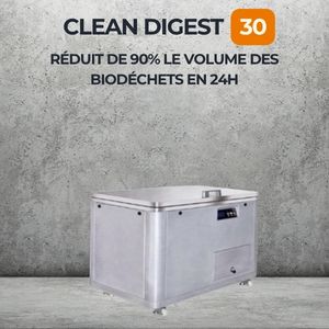 Biodigesteur de 30 Kg réduction de 90% du volume total des biodéchets en 24h IDS ENVIRONNEMENT