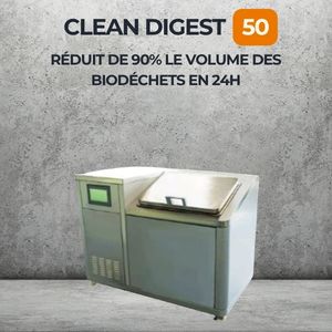 Biodigesteur de 50 Kg réduction de 90% du volume total des biodéchets en 24h IDS ENVIRONNEMENT