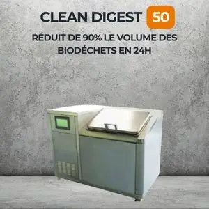 Biodigesteur de 50 Kg réduction de 90% du volume total des biodéchets en 24h IDS ENVIRONNEMENT