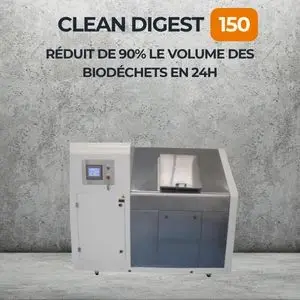 Biodigesteur de 150 Kg réduction de 90% du volume total des biodéchets en 24h IDS ENVIRONNEMENT