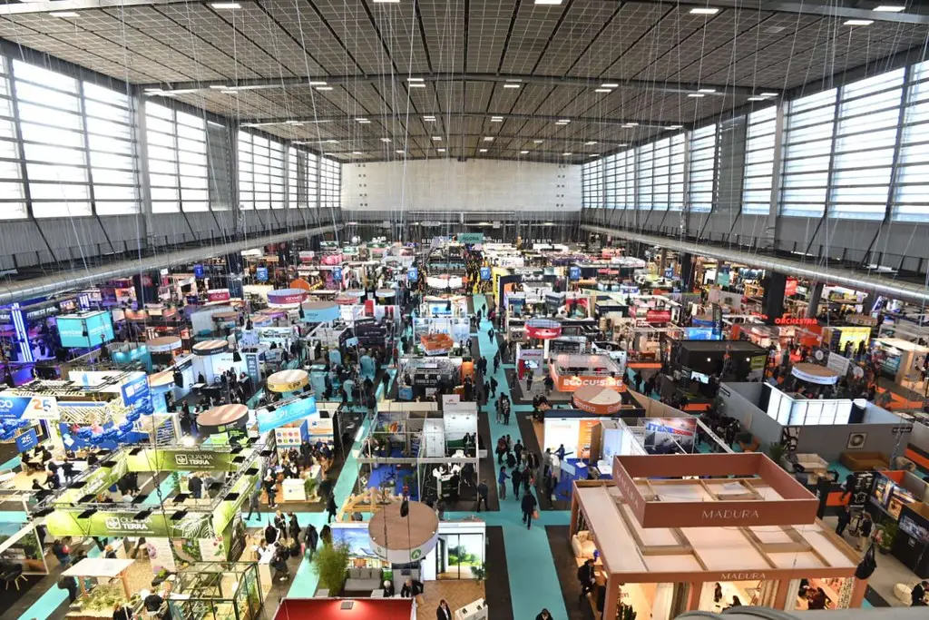 Vue aérienne du Salon de la Franchise Paris 2026 — IDS Environnement participant