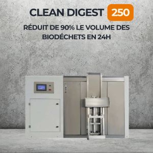 Biodigesteur de 250 Kg réduction de 90% du volume total des biodéchets en 24h IDS ENVIRONNEMENT
