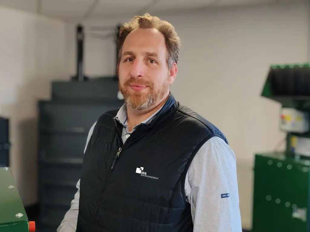 Xavier Depoix, franchisé IDS Environnement Indre et Indre-et-Loire, basé à Châteauroux