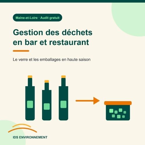 Gestion des déchets en bar et restaurant à Angers : verre et emballages en période de forte affluence