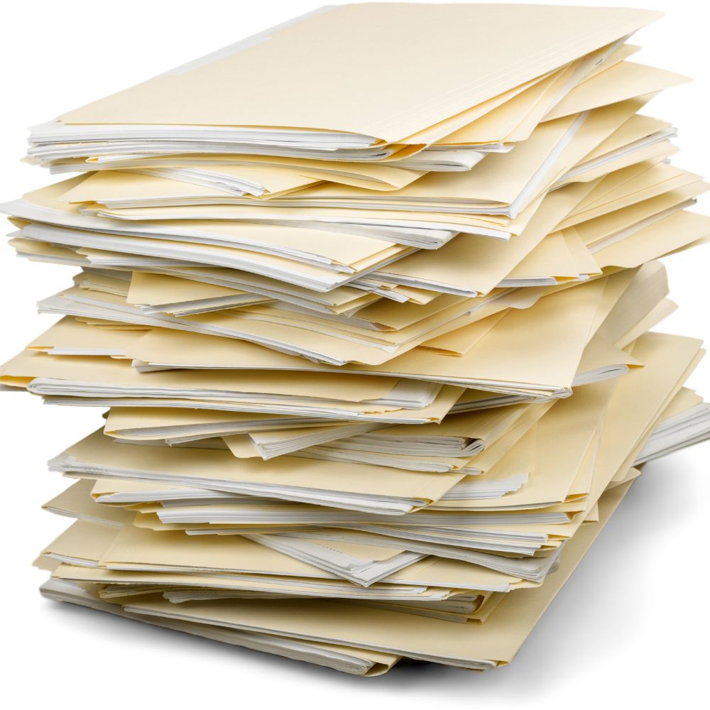 Papiers et archives compactés par la presse à balles Clean Kompact