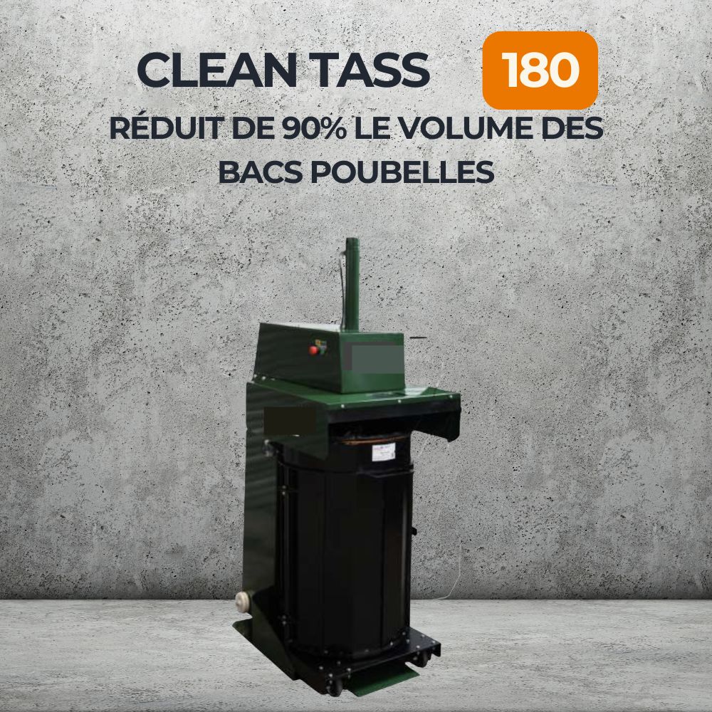 Tasseur de poubelle professionnel Clean Tass 180